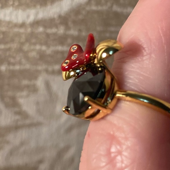 Minnie Mouse Disney x Kate Spade New York Sparkling Gemstone Ring NWT Size 5 - Picture 5 of 11